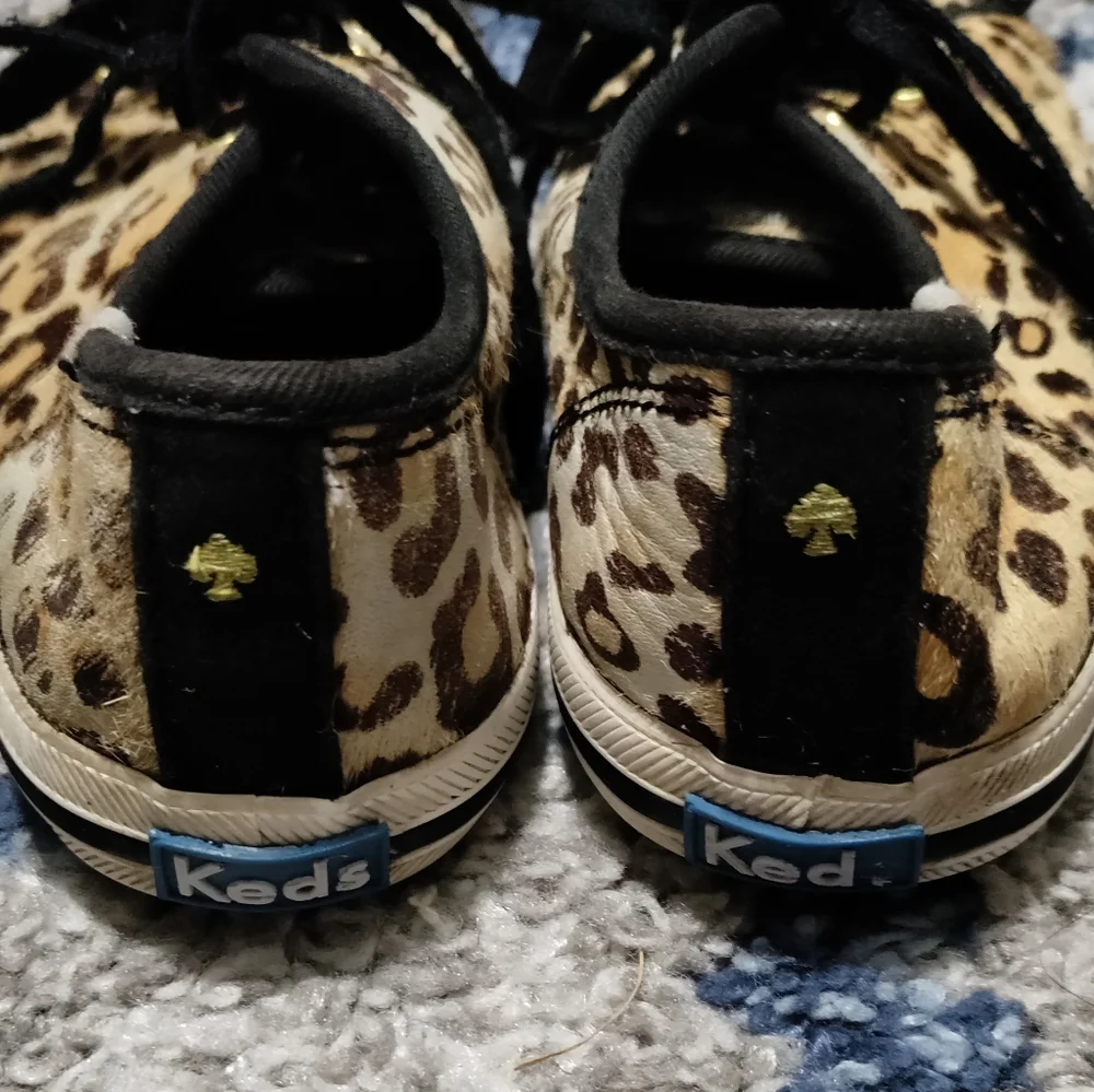 Keds for Kate Spade girl's leopard print sneakers size 13